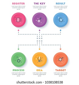 Business Infographic Template.Modern Infographics Timeline Design Template.Vector Illustration