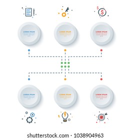 Business Infographic Template.Modern Infographics Timeline Design Template.Vector Illustration