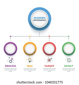 Business Infographic Template.Modern Infographics Timeline Design Template.Vector Illustration