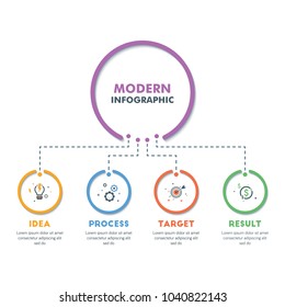 Business Infographic Template.Modern Infographics Timeline Design Template.Vector Illustration