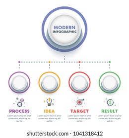 Business Infographic Template.Modern Infographics Timeline Design Template.Vector Illustration