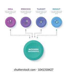 Business Infographic Template.Modern Infographics Timeline Design Template.Vector Illustration