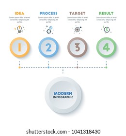 Business Infographic Template.Modern Infographics Timeline Design Template.Vector Illustration