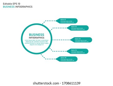 plantillas de infografía de negocios. plantillas infográficas vectoriales editables