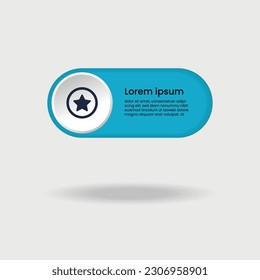 business infographic text box and business mission plan flat icon design