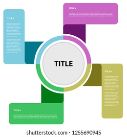 Business infographic with text. Vector illustration design