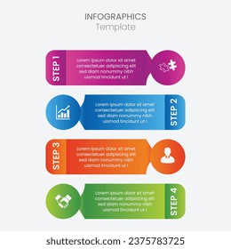 Business infographic thin line process. Can be used for steps, options, business processes, workflow, diagrams, flowchart concepts, timelines, marketing icons, and infographics.