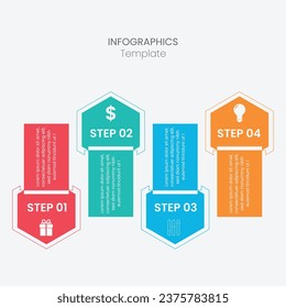 Geschäftsinfographischer Dünnschichtprozess. Kann für Schritte, Optionen, Geschäftsprozesse, Workflow, Diagramme, Flussdiagrammkonzepte, Zeitpläne, Marketingsymbole und Infografiken verwendet werden.