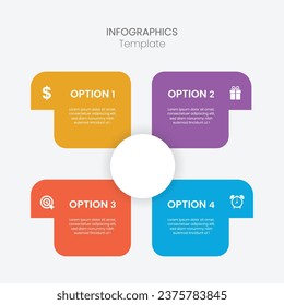 Business infographic thin line process. Can be used for steps, options, business processes, workflow, diagrams, flowchart concepts, timelines, marketing icons, and infographics.