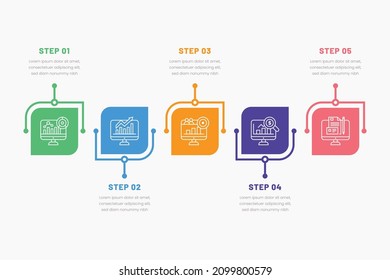 Business infographic, Timeline, Process, Steps, Vector business template for presentations, Vector illustration, Chart, Core Value, Agile, Elements infographic.