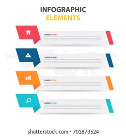 Business Infographic timeline process template, Colorful Banner text box desgin for presentation, presentation for workflow diagram design