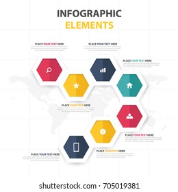 Business Infographic timeline process template, Colorful Banner text box design for presentation, presentation for workflow diagram design