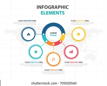 Business Infographic timeline process template, Colorful Banner text box design for presentation, presentation for workflow diagram design