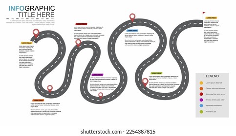 business infographic timeline template vector illustration with icons and options or steps can be used for process presentation banner presentation layout data graph presentation