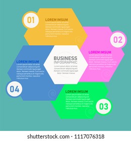 Business infographic vector