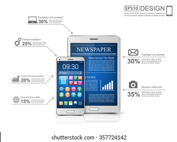 Business Infographic, vector