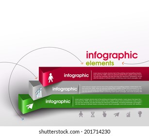 Business Infographic Vector Background. 