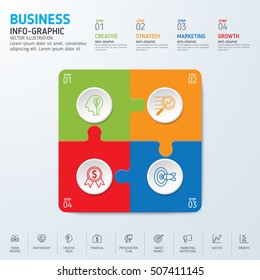 Business Info-graphic vector concept. Use for business, marketing, creative, web design and graphics. Vector, Background. Info-graphic inspire to drive your business project.