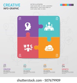 Business Info-graphic vector concept. Use for business, marketing, creative, web design and graphics. Vector, Background. Info-graphic inspire to drive your business project.
