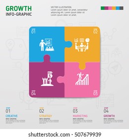 Business Info-graphic vector concept. Use for business, marketing, creative, web design and graphics. Vector, Background. Info-graphic inspire to drive your business project.