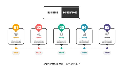 business infographic vector design, information