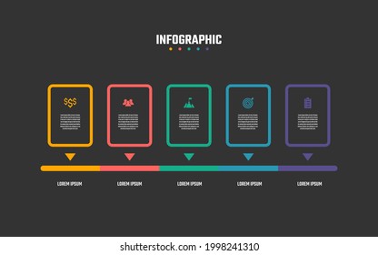 business infographic vector design, information