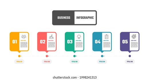 diseño de vectores de infografía de negocios, información