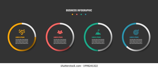 business infographic vector design, information