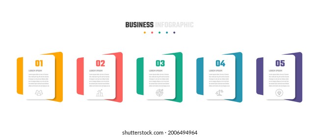 diseño de vectores de infografía de negocios, información