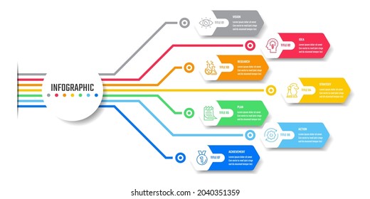business infographic vector design, information