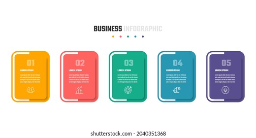 diseño de vectores de infografía de negocios, información