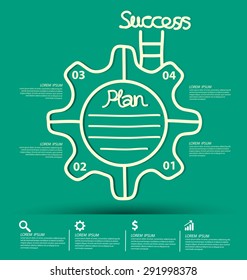 Business infographic vector illustration