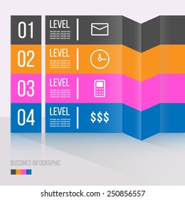 Business infographic, vector illustration. EASY EDITORIAL!