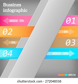 Business infographic, vector illustration. EASY EDITORIAL!