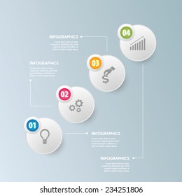 Business infographic vector template