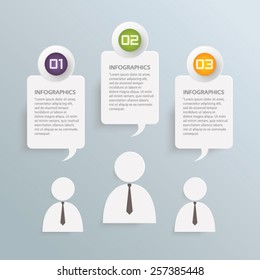 Business infographic vector template