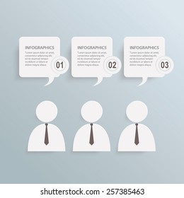 Business infographic vector template