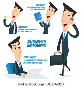 Business infographic - Business Worker