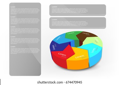 Business InfoGraphics 3D Design