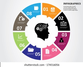 Business Infographics circle