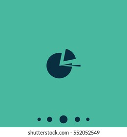 Business infographics circle. Flat illustration.