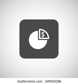 Business Infographics circle graph Vector illustration  vector
