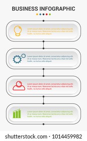 Business Infographics circle origami style Vector illustration. can be used for workflow layout, banner, diagram, step up options, web design.