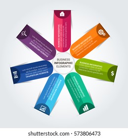 Business Infographics Design Elements.