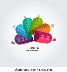 Business Infographics Design Elements.