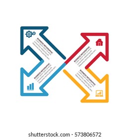 Business Infographics Design Elements.
