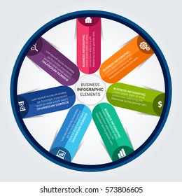 Business Infographics Design Elements.