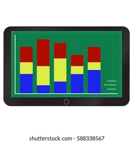 Business infographics design template. Can be used for web, diagram, graph, report, presentation.