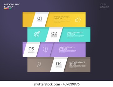 Business Infographics design template vector illustration. Template for diagram, graph, presentation and chart.