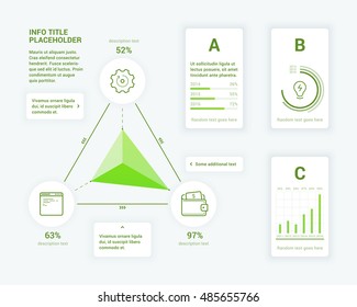 Business Infographics Design Template, Vector EPS 10 Illustration